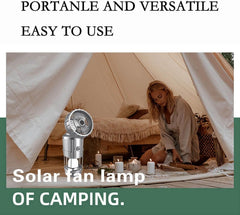 3 in 1 Solar Fan Lamp