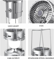 3 in 1 Solar Fan Lamp